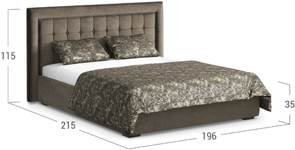 Кровать двуспальная MOON 1002а